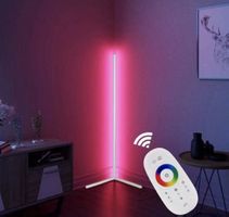 3 Stück LED RGB Stehlampe LIORA weiss