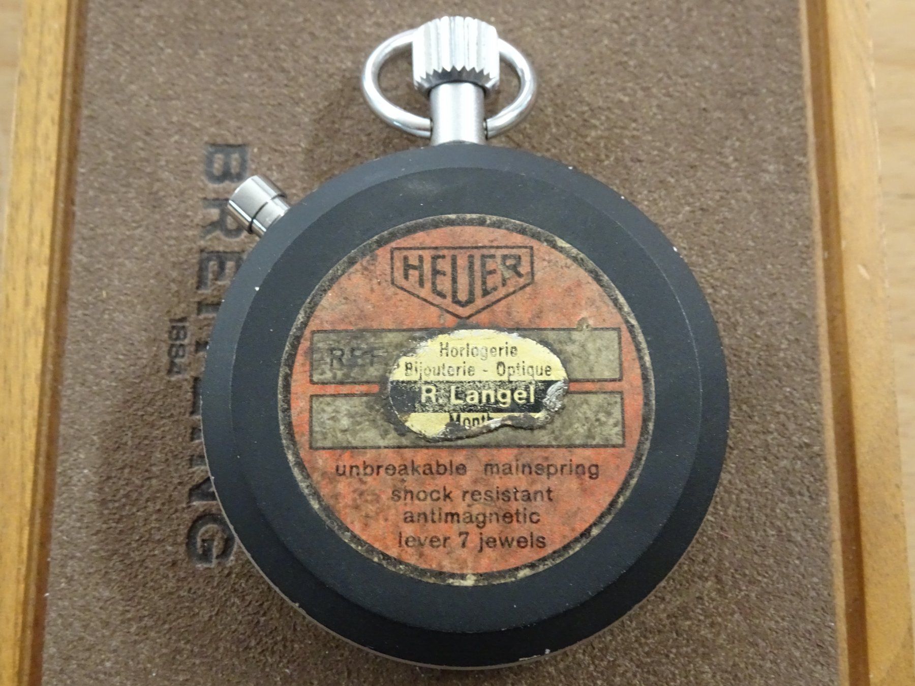 Tag Heuer Orologi: Heuer Stoppuhr Bât. 379 – Usato da Winterthur venduto da Sintoras01 2