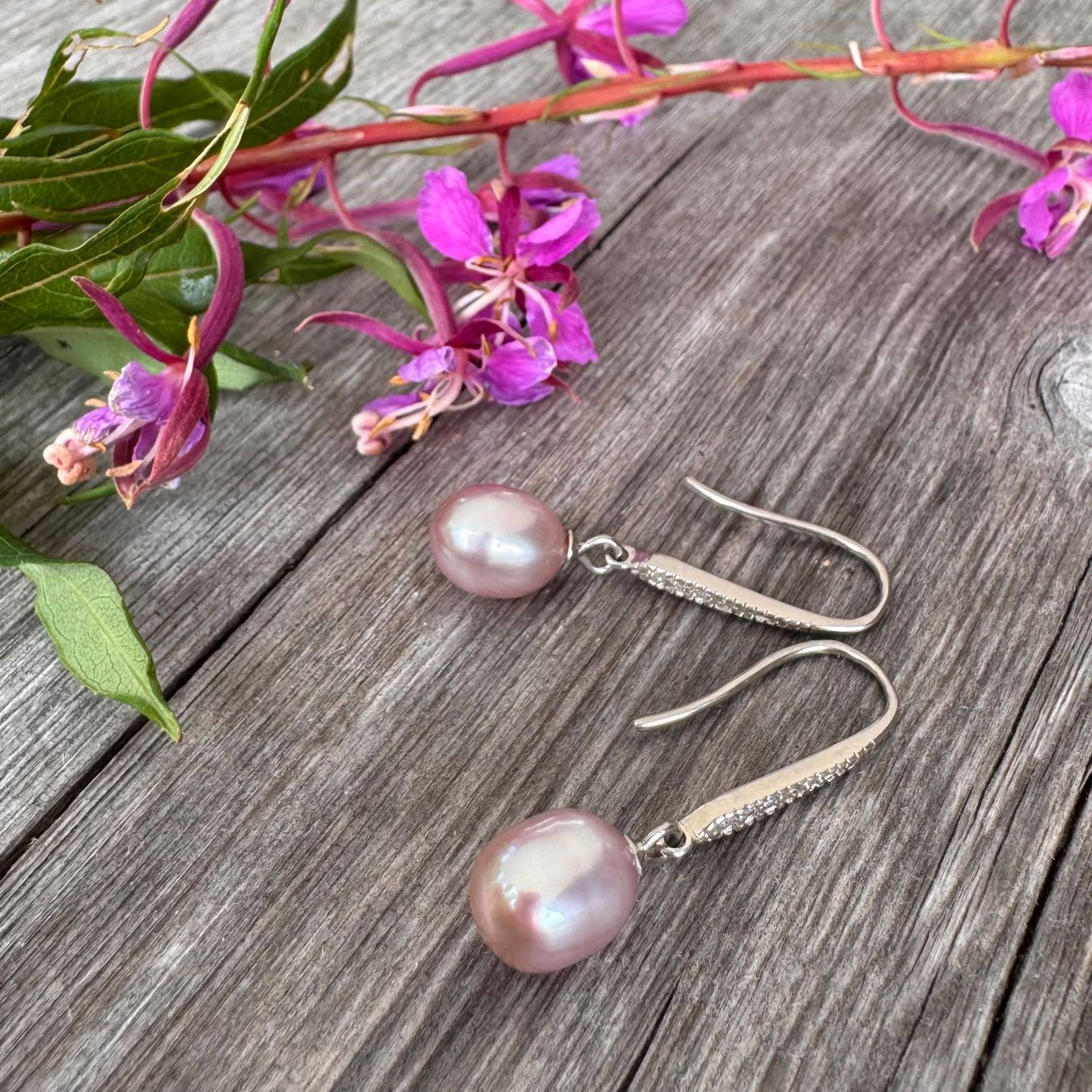 Ohrringe & -stecker: Echtsilber 925 Ohrstecker echte Perle Rosa 💕 – Neu und originalverpackt aus Rombach von Ivreajewels 4