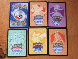 6 cartes POKEMON