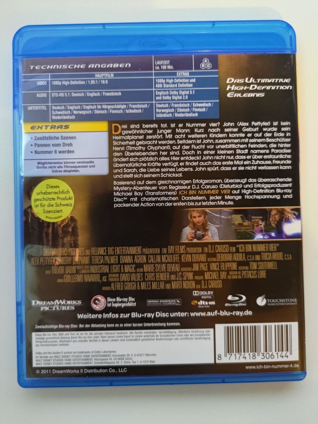 Alle DVDs: Ich bin Nummer Vier – Gebraucht aus Liestal von Kratzilla 2