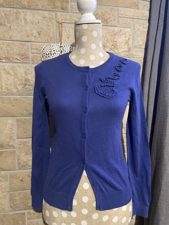 Alive Damen Cardigan Grösse XS/152 blau Strickjacke Jäckchen