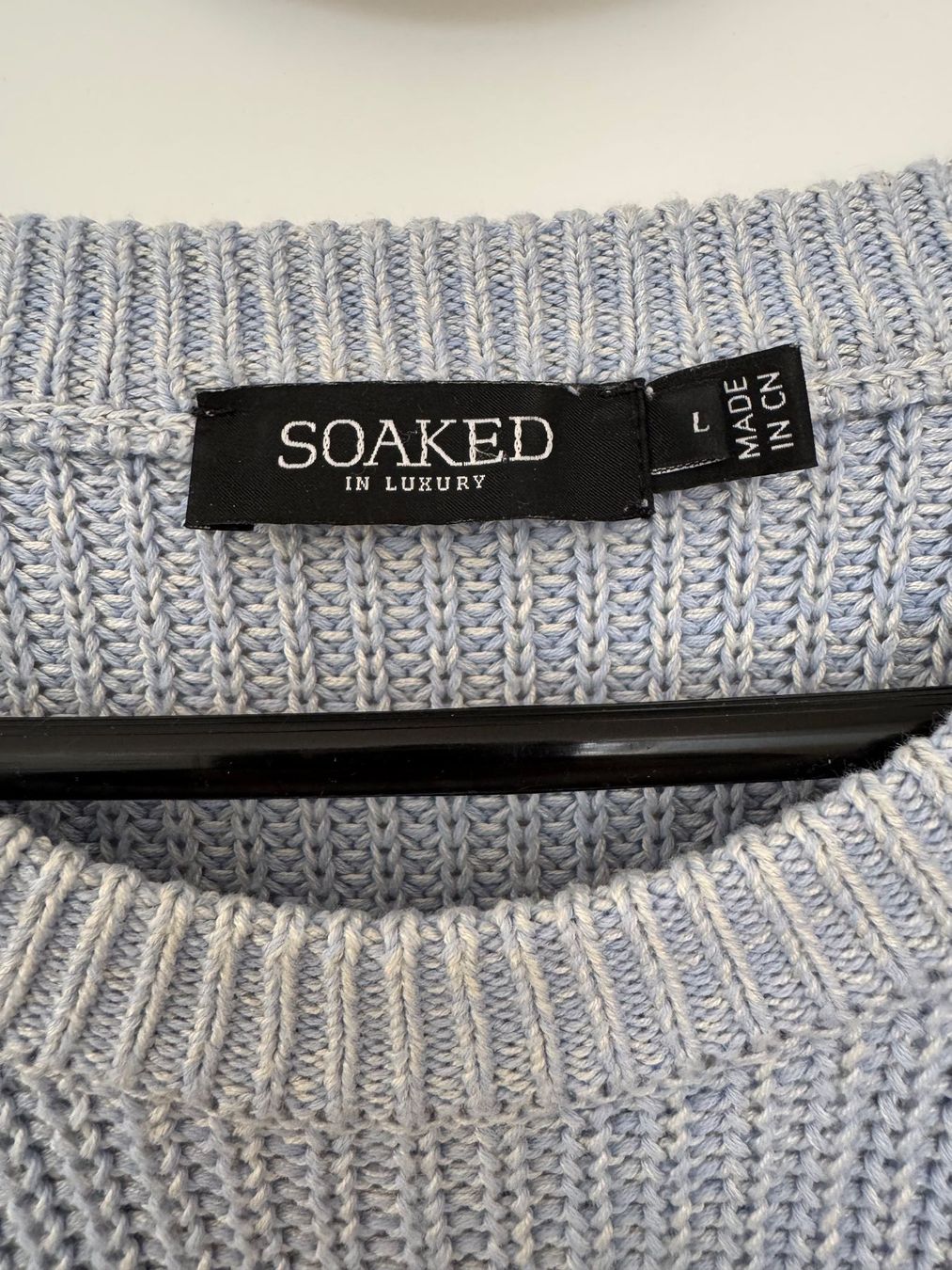 Maglioni & Felpe: Strickpullover hellblau, Grösse L – Nuovo (secondo la descrizione) da Niederhasli venduto da Erwied 2