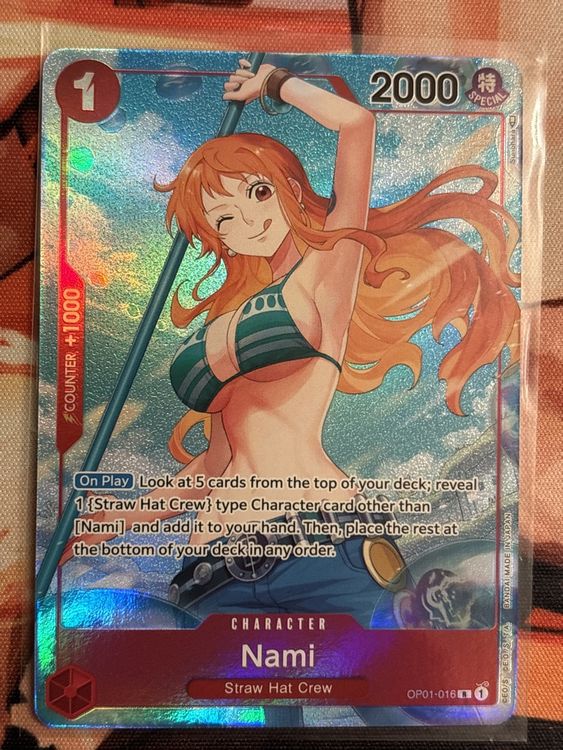 One Piece OP01 Alpha PreErrata Nami AltArt Kaufen auf Ricardo