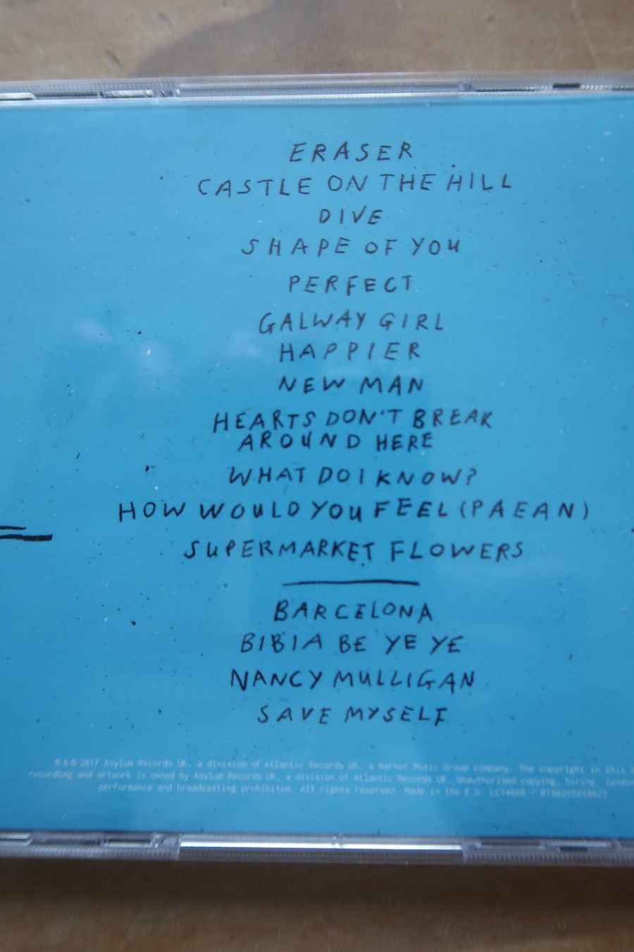 CDs: ED SHEERAN - DIVIDE - CD – D'occasion à Basel par Patiscat 2