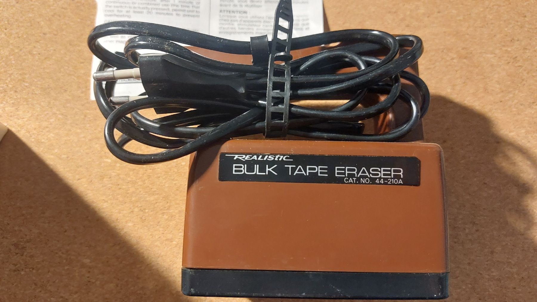 Strumenti musicali: Tandy Realistic bulk tape eraser 44-210A – Nuovo (secondo la descrizione) da Baar venduto da max_vj55 1