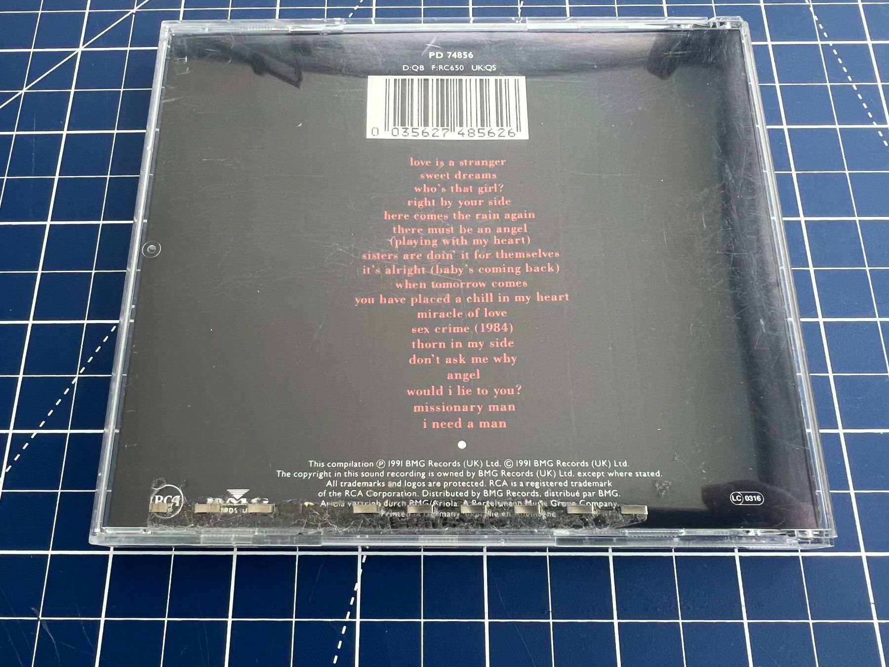 CDs: Eurythmics – Greatest Hits – Gebraucht aus st.gallen von sophiephie 2
