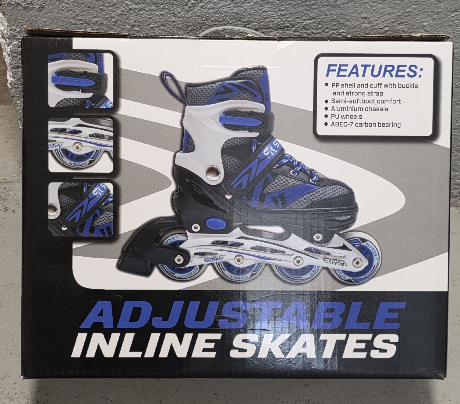 Pattini in linea & Pattini a rotelle: Neue Inline-Skates, Grössenverstellbar, – Nuovo e nell'imballaggio originale da Amriswil venduto da newschweiz