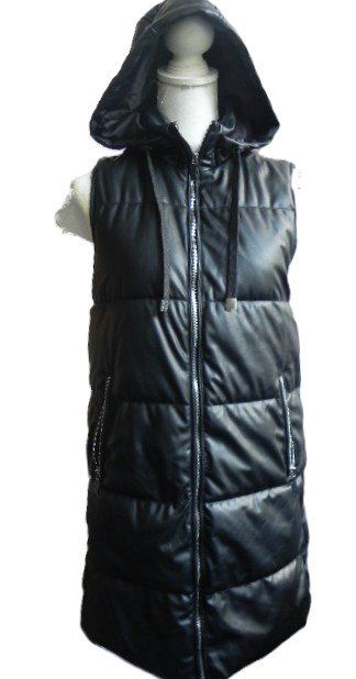 Zara Vestes: Gr. 36 ZARA Puffer Weste lang schwarz – D'occasion à Basel par FRAU.ZAUBER.MOND 1