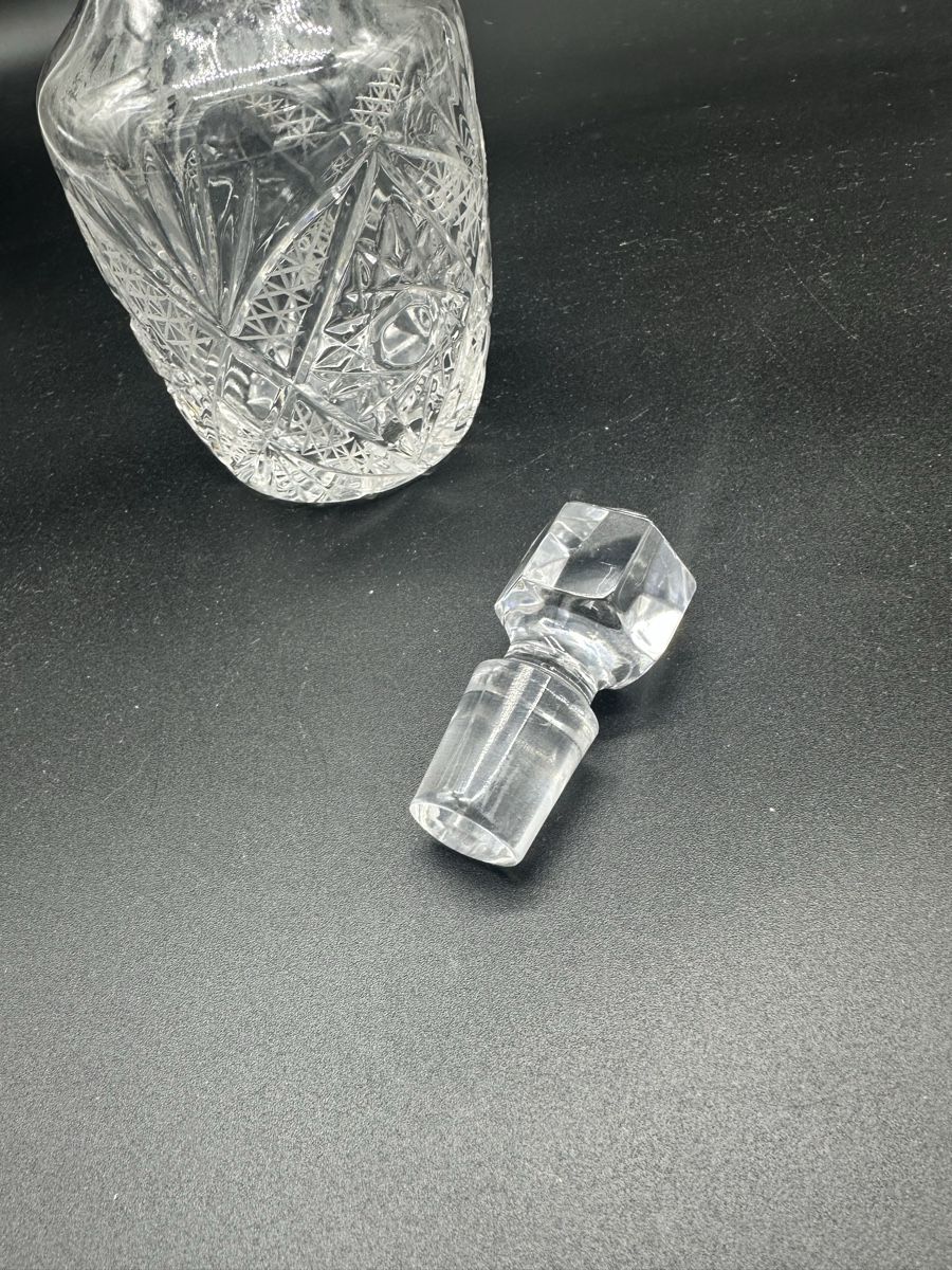 Caraffe: Vintage Crystal Decanter, Elegant Design – Usato da Villmergen venduto da JacRon 3