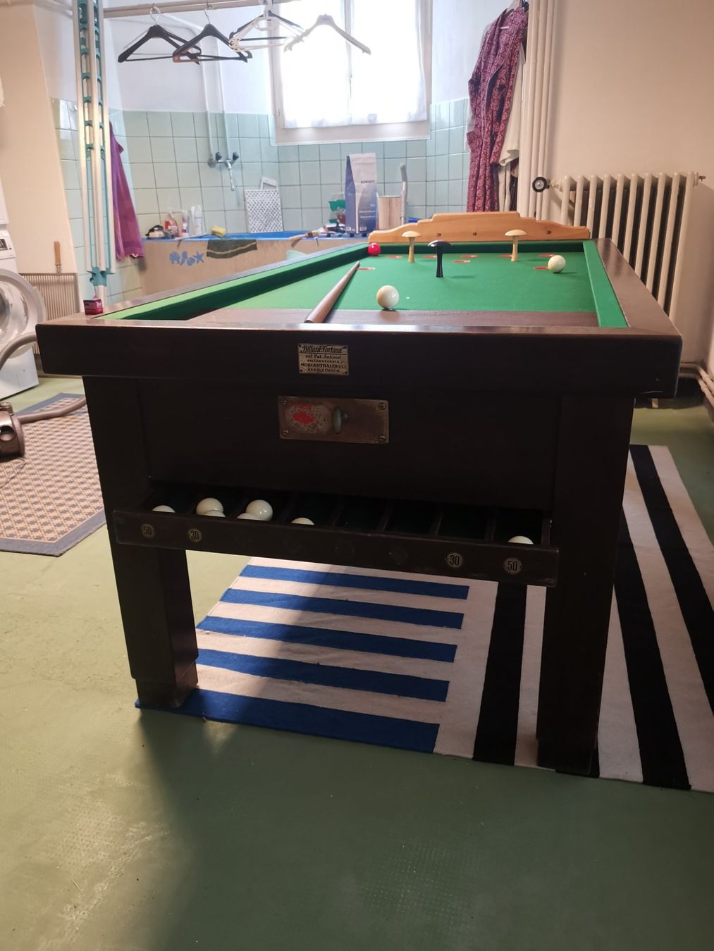 Tavoli da biliardo: Billardtisch "Billard russe" original und restauriert – Usato da Huttwil venduto da heinzdaniel63 3