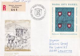 Tag der Briefmarke 1971 Rüti 5.12.1971