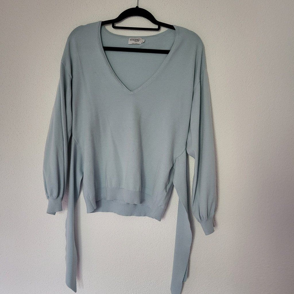 Na-kd Pullover & Sweatshirts: Strickpullover hellblau mit Schleife Gr. M – Gebraucht aus Au SG von SElena89 2