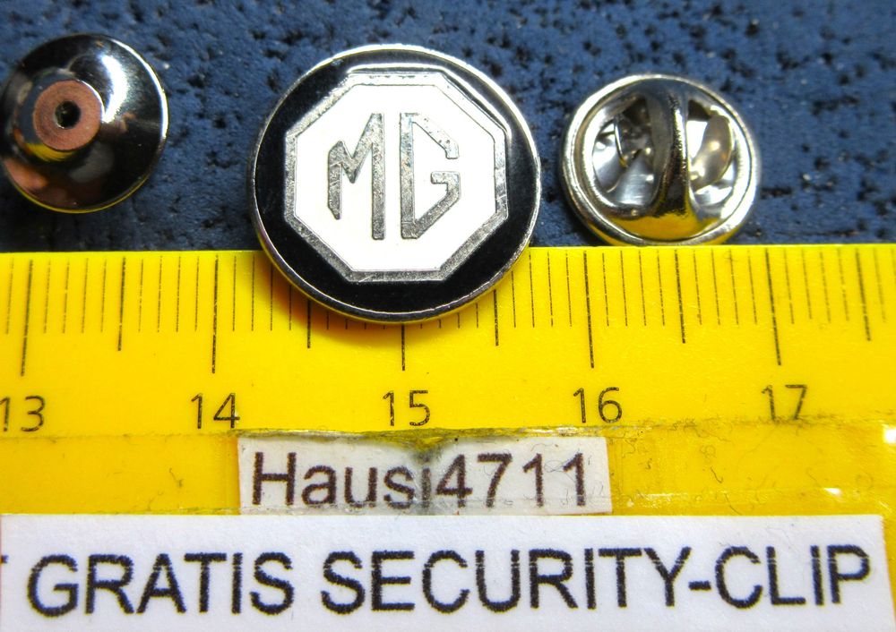 MG AUTO LOGO RUD ENAMEL PIN MIT SECURITY-CLIP (Gebraucht) in Ettingen ...