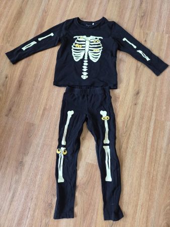 Kostüm Halloween, Skelett, Name it, Gr. 110