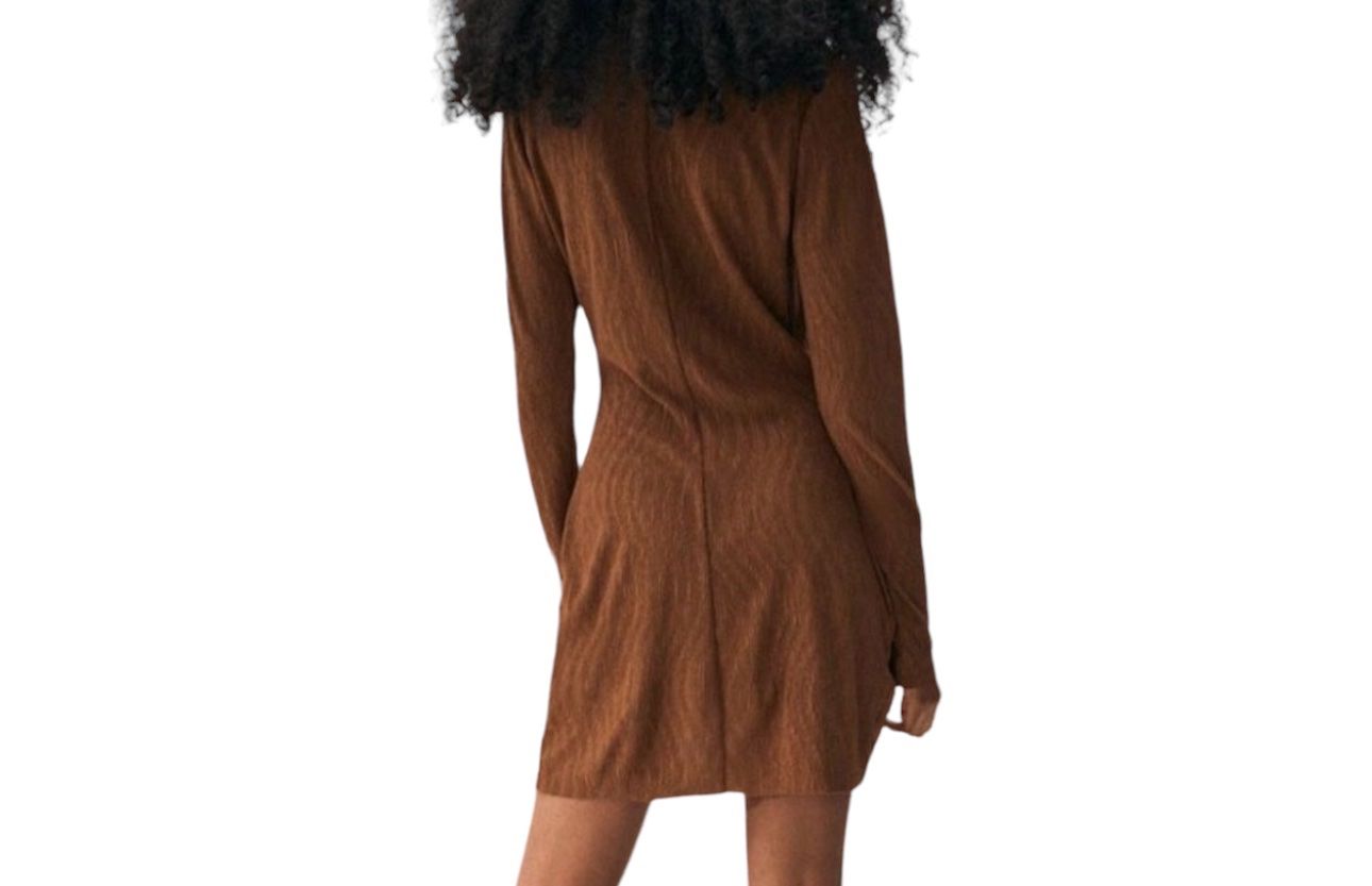 Vestiti: PULL&BEAR Robe chemise - brown – Nuovo e nell'imballaggio originale da Vuisternens-Romont venduto da gol_xp6p 4