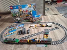 Lego Güterzug + Schienenset