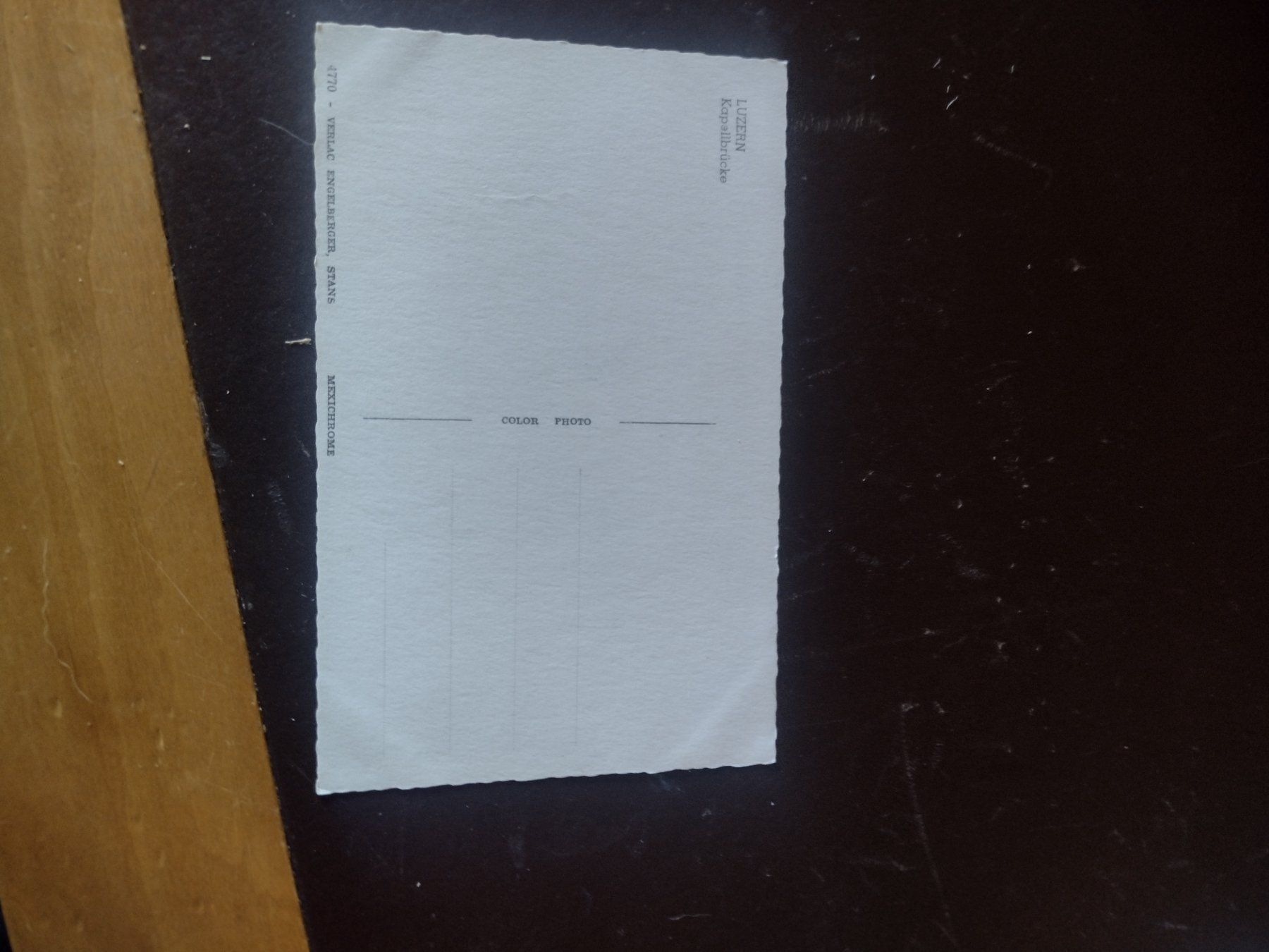 Ansichtskarten: Antike Postkarte Kapellbrücke Luzern – Gebraucht aus Appenzell-Steinegg von lichs 1
