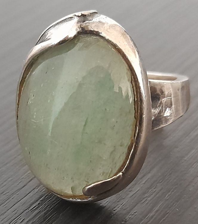 Bague En Argent Avec Quartz Rutilé Véritable – Neuf Sans Emballage