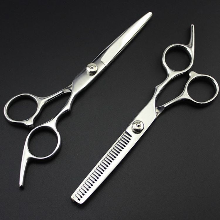 Friseurschere 13 Cm Leopardenmuster - Rostfreier Edelstahl, Konvex Geschliffen, Mit Strass
