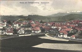 Schwarzenburg BE Totalansicht  Nr.13 , 1916