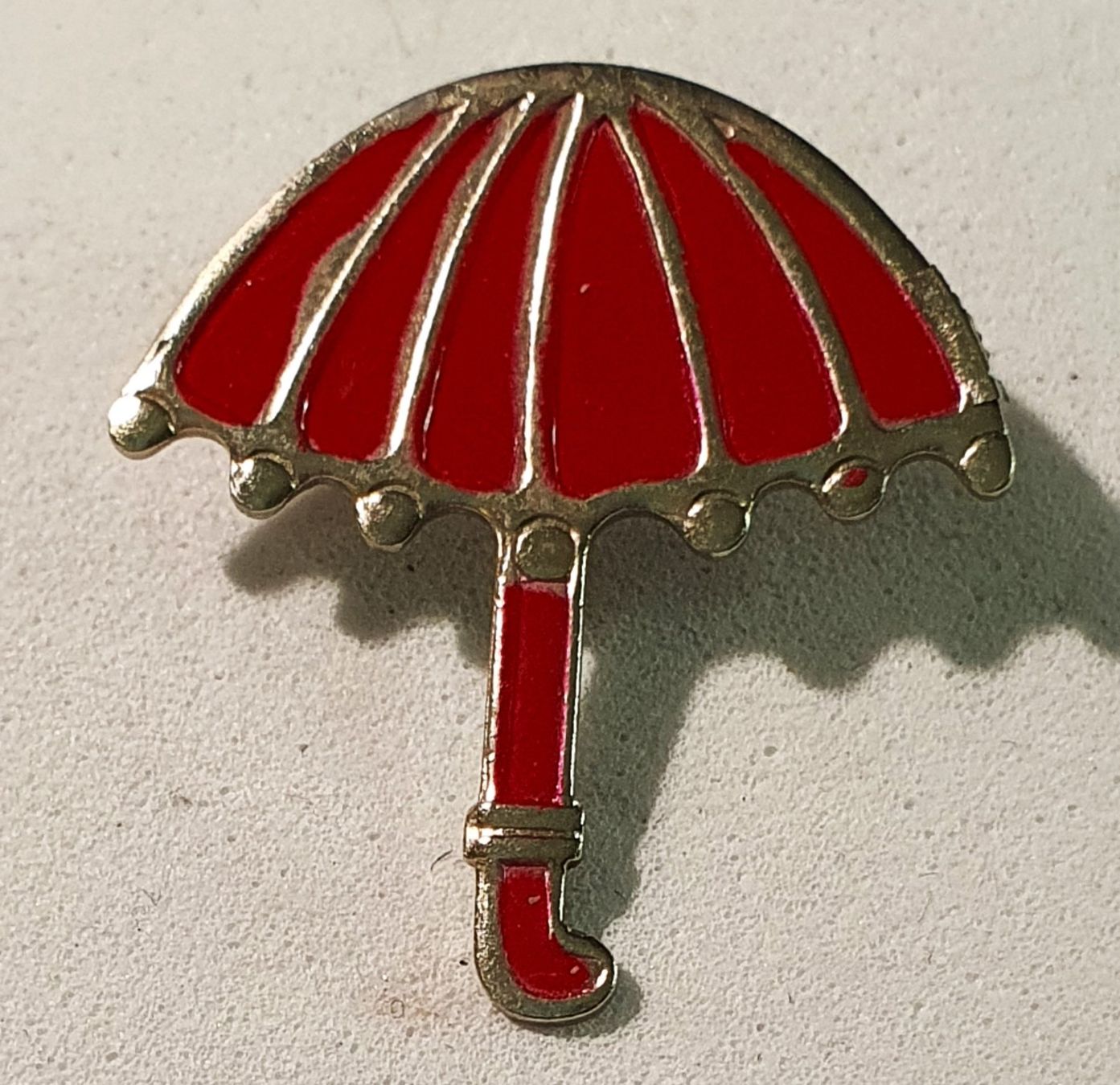 Ombrelli: AA690 - Pin Regenschirm Rot – Usato da Reinach BL venduto da Boston-Verkauf
