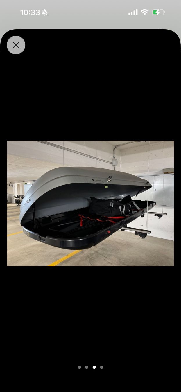 Gamaparts Dachboxen: GAMAPARTS 450 Dachbox mit Querdachreling – Gebraucht aus Chur von dan_yv6w 2