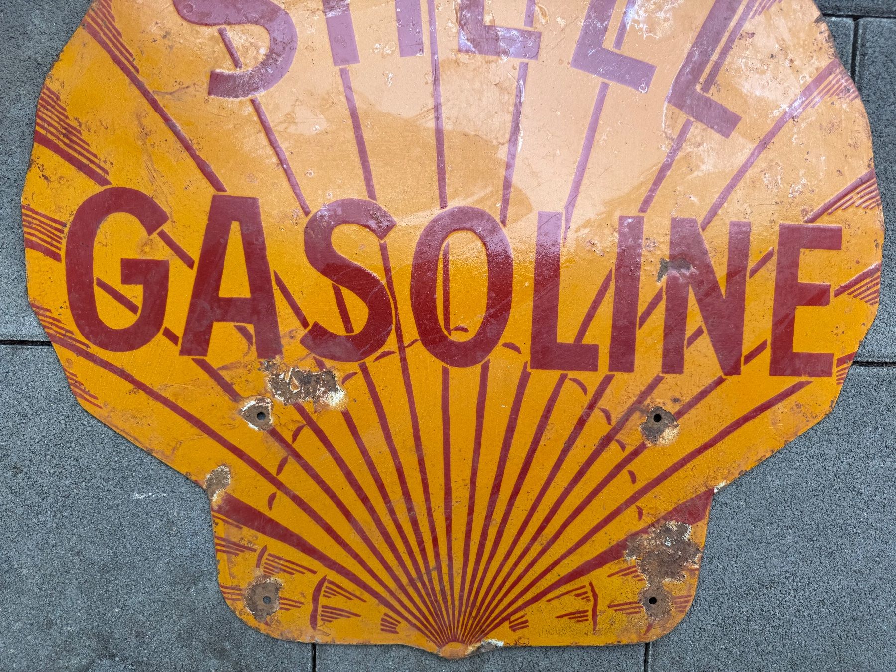 Shell Ecriteaux: Shell Email Schild / Emaille Schild – D'occasion à Bremgarten b. Bern par Vancouver16 1