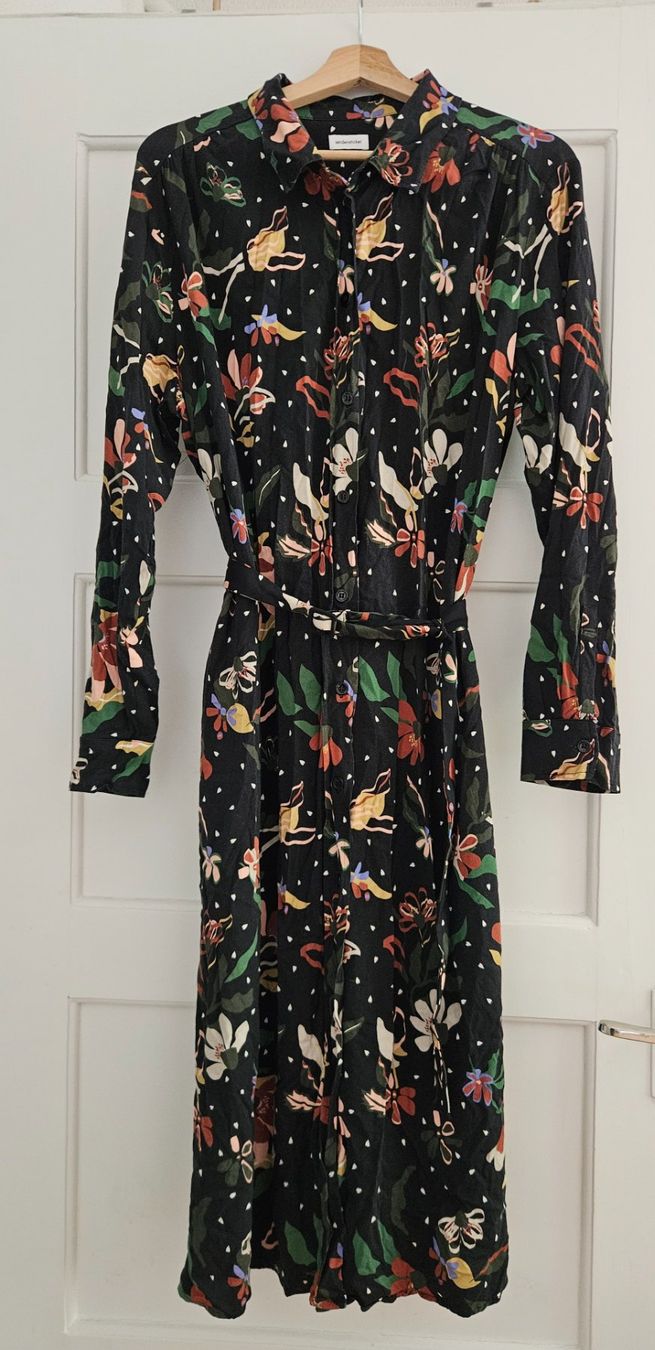 Vestiti: Seidensticker Blusenkleid, Viskose, Gr. 42 – Usato da Bern venduto da j-o