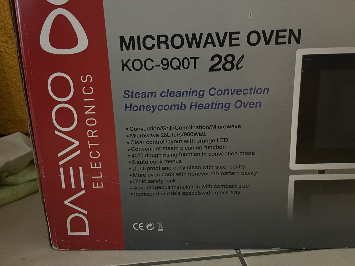 Daewoo Forni: Four à micro-ondes DAEWOO KOC-9Q0T 28L  – Usato da Lausanne venduto da EliseH 3