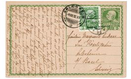 9.VII.1912 Ganzsachen Karte von Wien nach Arlesheim