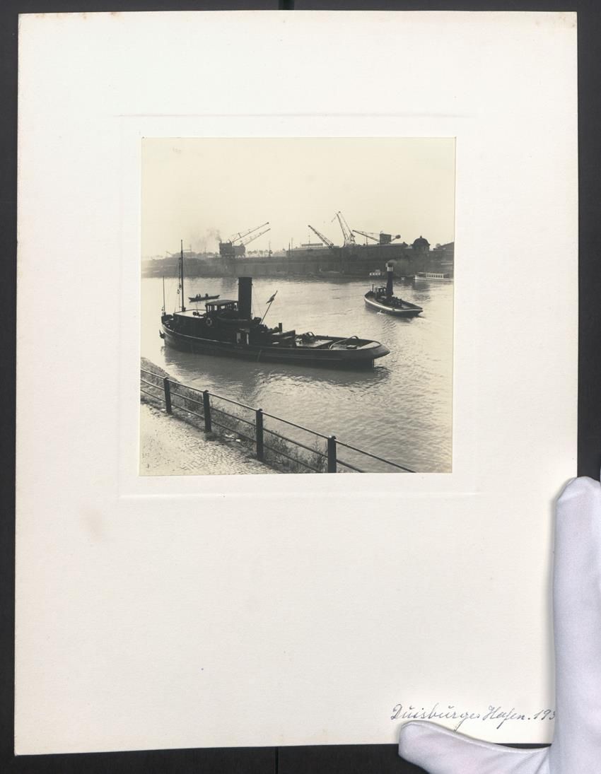 Fotografie & Manifesti: Fotografie Duisburg, Dampfschlepper im D – Usato da Berlin venduto da bartko-reher
