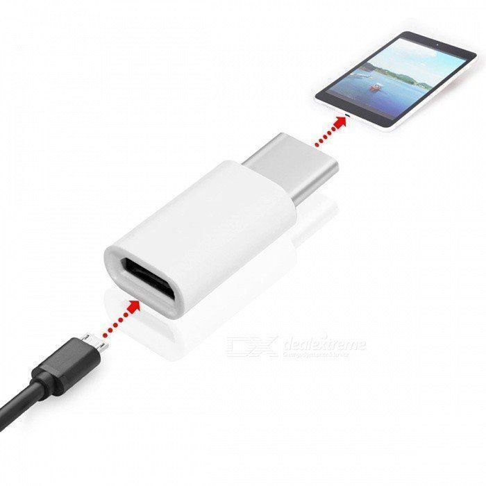 Unità & Adattatore: Neuer weisser Adapter Micro-USB auf USB-C – Nuovo e nell'imballaggio originale da Unterengstringen venduto da Tnovus 2