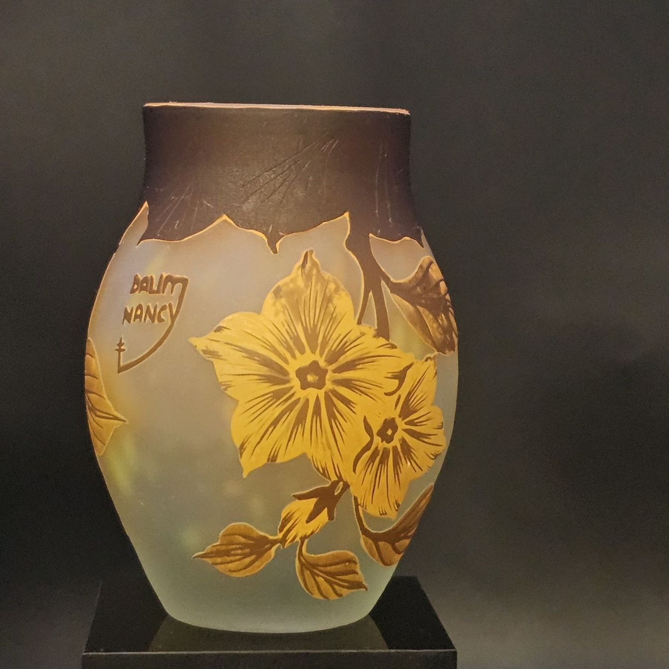 Daum Vasen & Gefässe: Daum Nancy Flowers Acid Etched Cameo – Gebraucht aus Bruettisellen von Collector_Store 2