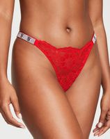 Victoria’s Secret Shine Strap Lace Thong M NEW