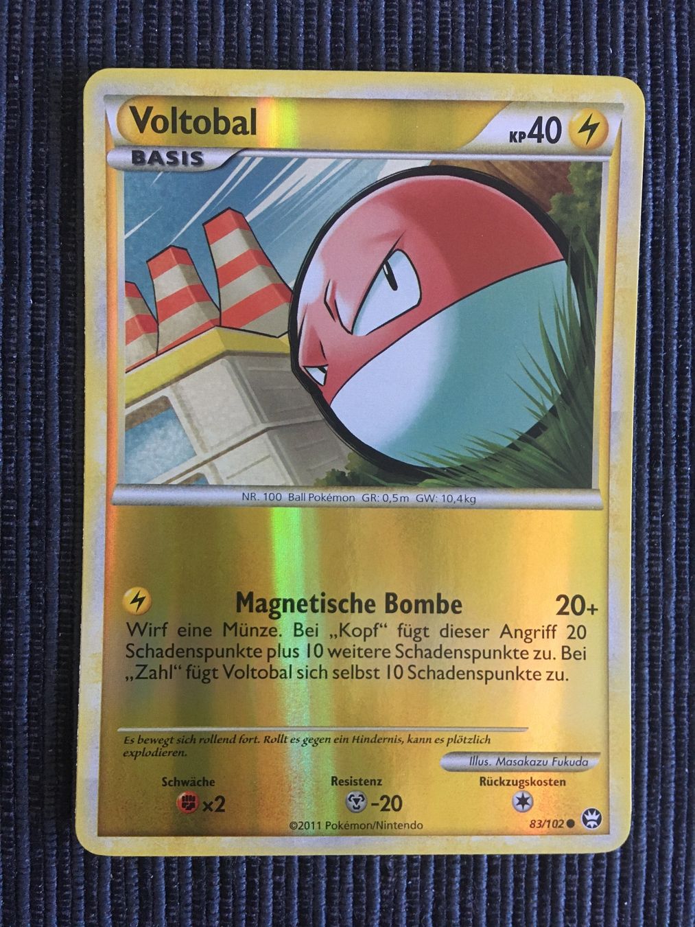 Pokémon Carte collezionabili: Pokemon Voltobal Reverse Holo HS Triumph 2009 – Nuovo (secondo la descrizione) da Wabern venduto da Collectfun