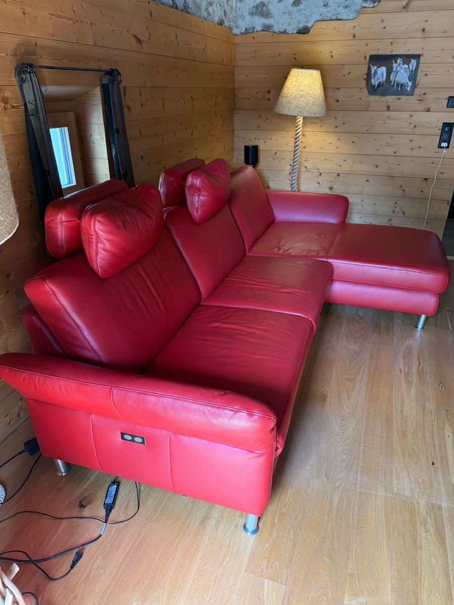 Sofas: Pfister Classics Plus Lederecksofa – echtes Leder, Relaxfunk – D'occasion à Meisterschwanden par angiekoch 2