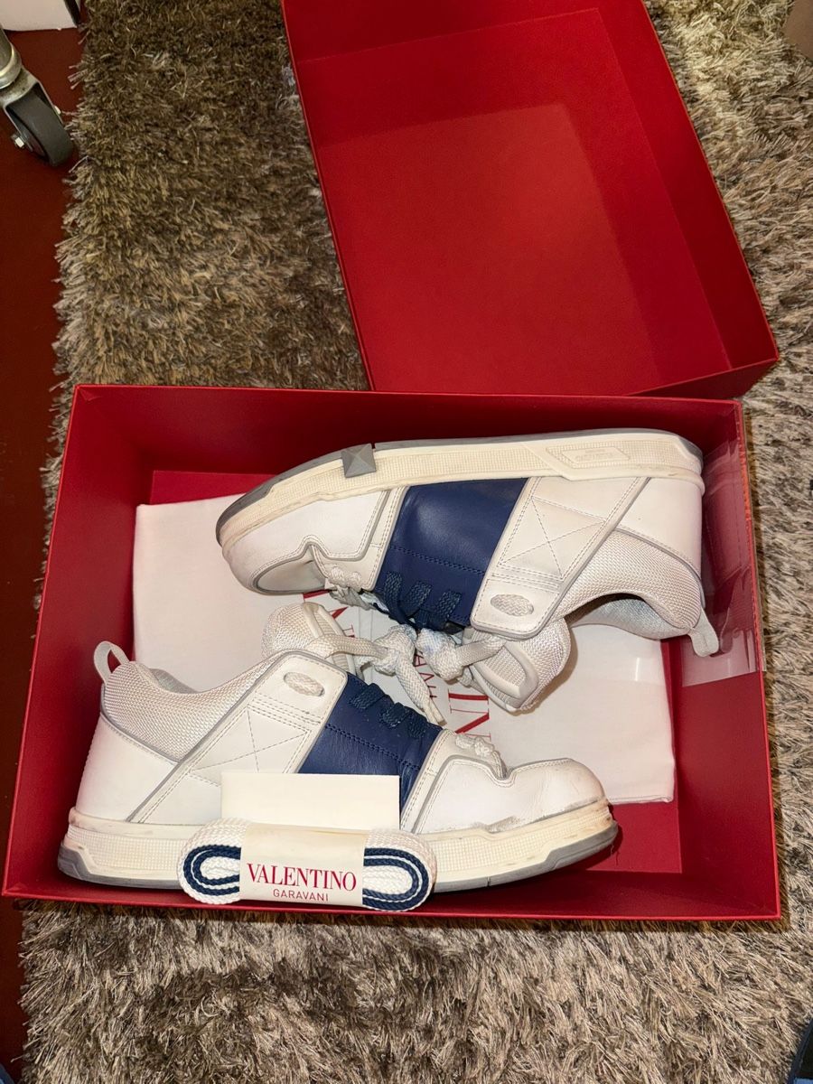 Valentino Herrenschuhe: VALENTINO Sneaker | Grösse 41, weiss/blau – Neu (gemäss Beschreibung) aus Küsnacht ZH von Wozdav 6