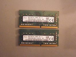SET = 2x 8GB DDR4 2666Mhz für Notebook / Mini-PC