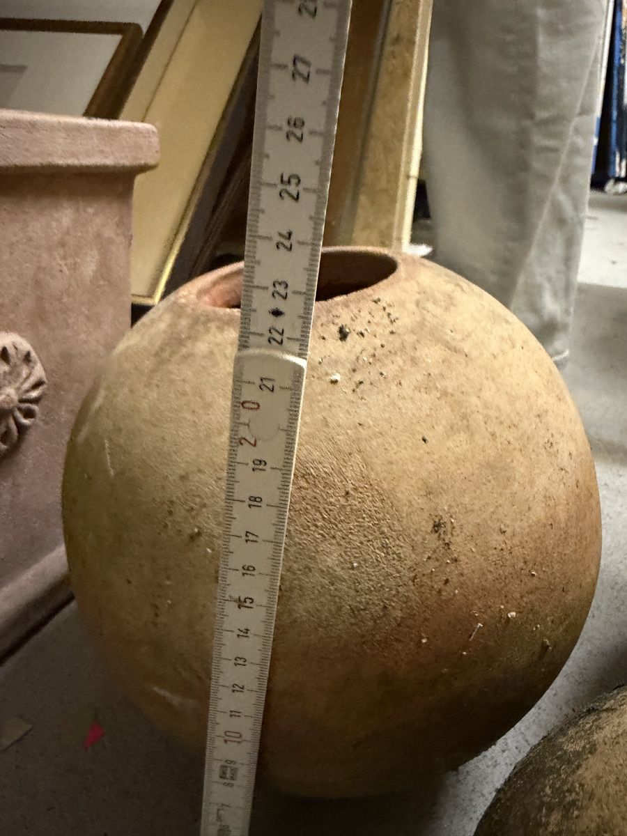 Vasi per fiori: 3 runde Blumentöpfe Terracotta Impruneta – Usato da Wettingen venduto da NickInc 4