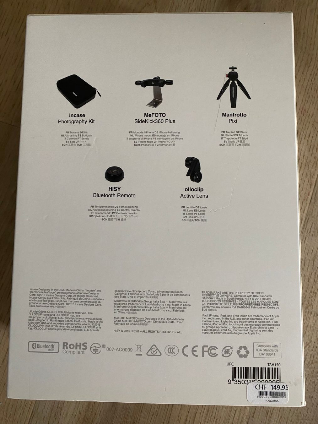 Manfrotto Treppiedi & Teste: Apple Photography Kit Manfrotto PIXI Stativ & Remote – Usato da Wetzikon ZH venduto da BackToRetro 6