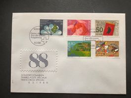 FDC Brief 1988 (P967)