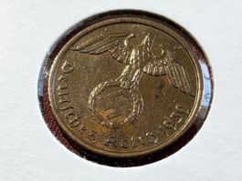 Drittes Reich 2 Reichspfennig 1939 A (Berlin) vzgl