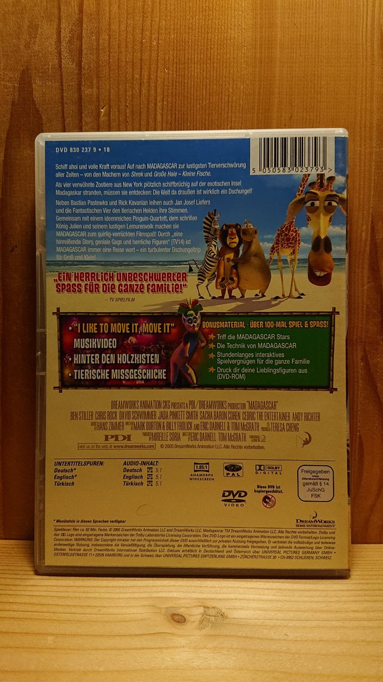 Tutti i DVDs: MADAGASCAR 1 und 2 auf DVD – Usato da Wilderswil venduto da Exebub 2