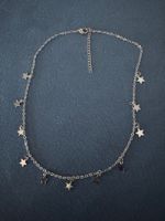 Damenhalskette mit Goldene Sterne NEU