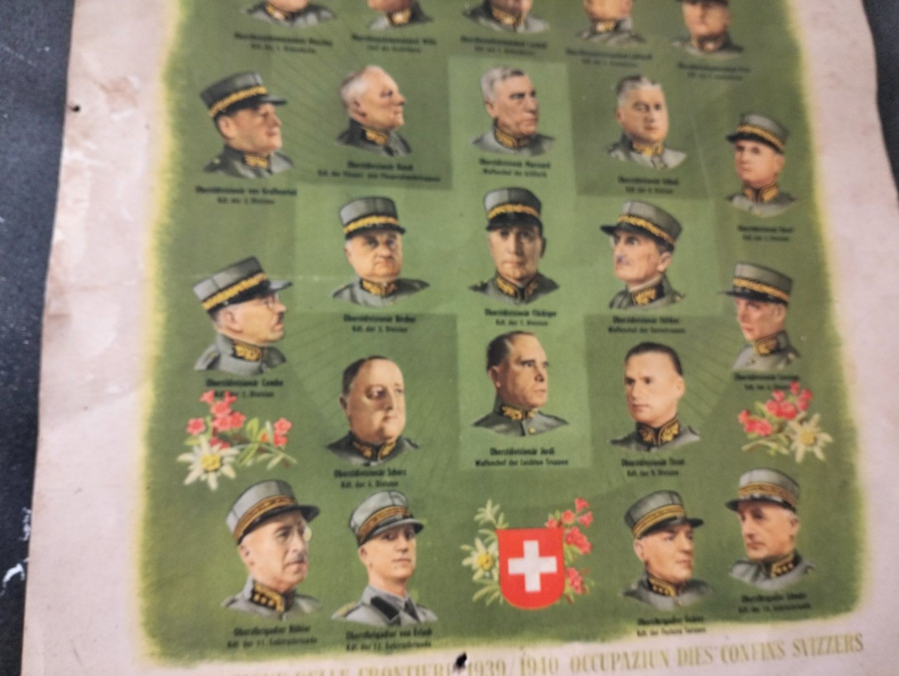 Foto & Immagini: Antikes Militärposter – Usato da Ennetmoos venduto da brunhildenb 3