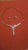 Schmuckset Halskette und Ohrringe silber 925