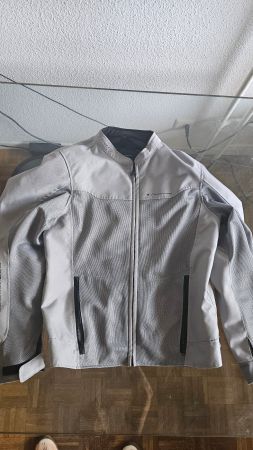 SHIMA Openair Motorradjacke grau Grösse L + Rückenprotektor