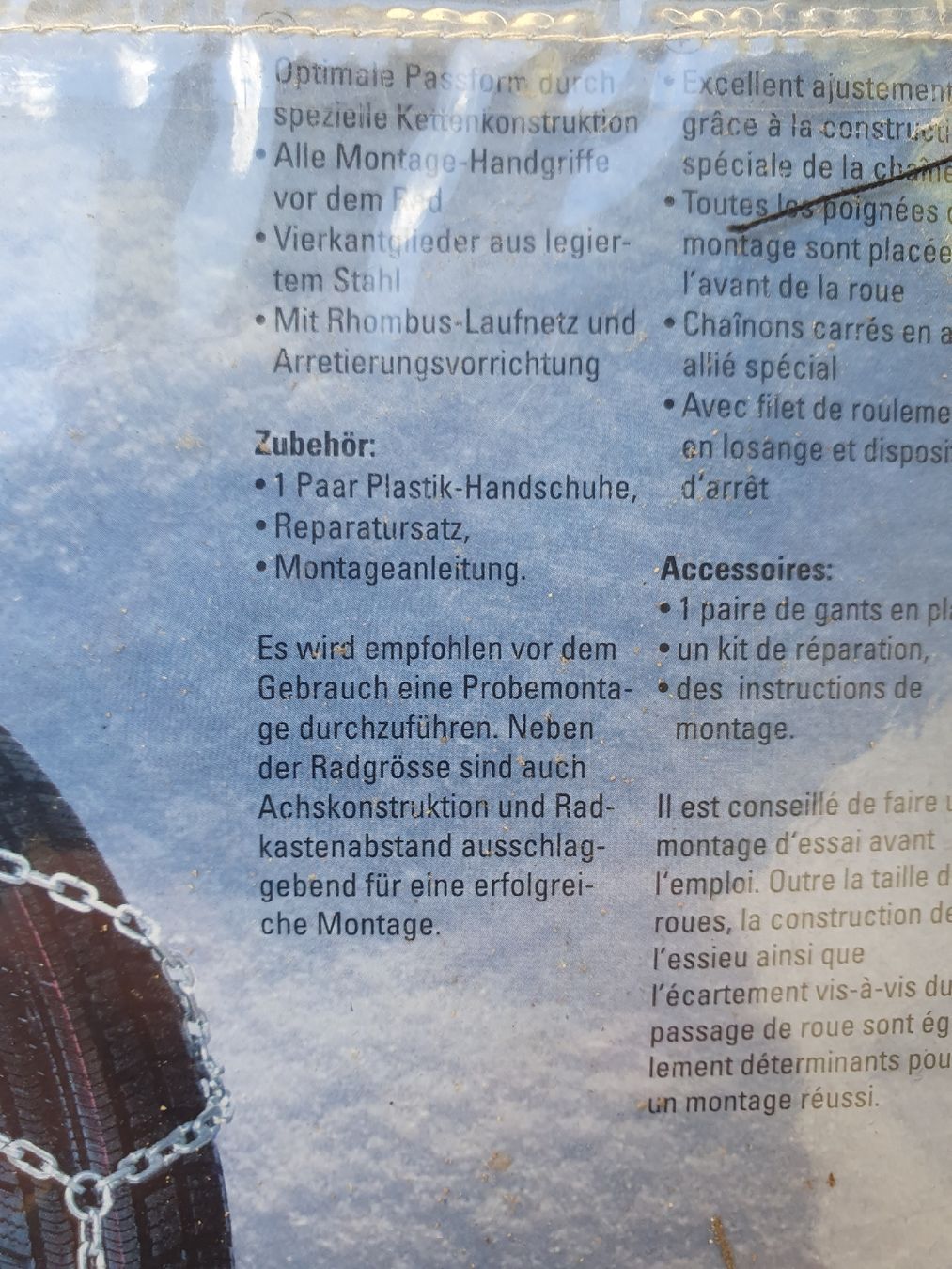 Catene da neve: Schneeketten UNITECH Gr. 90 neu – Nuovo (secondo la descrizione) da Burg im Leimental venduto da Ronwilco63 1