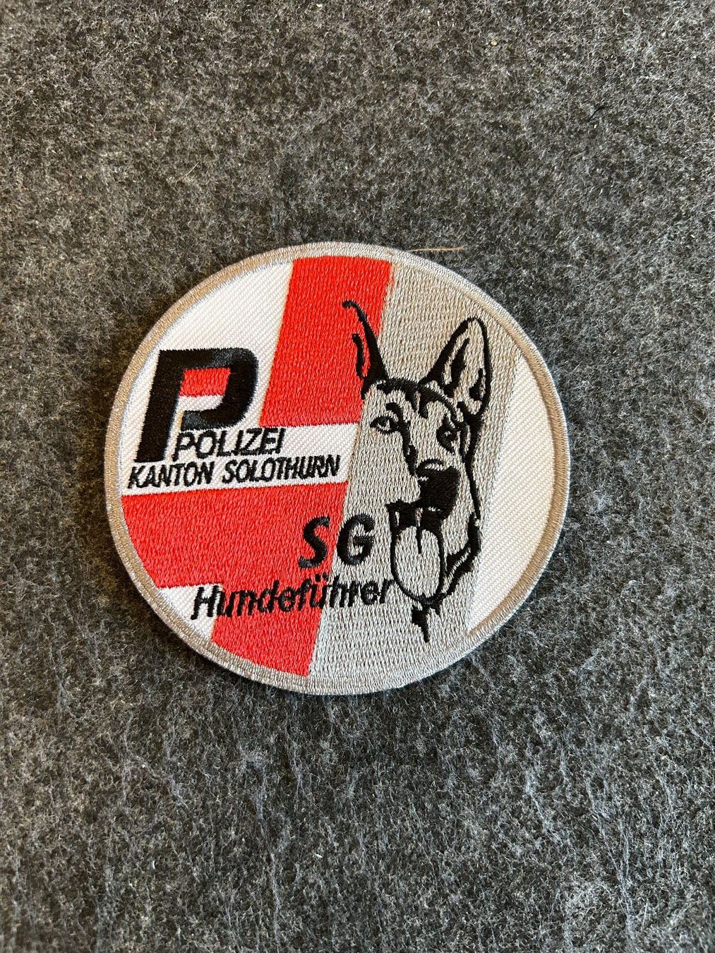 Placchette & Badge: Patch, SO, Polizei Kanton Solothurn SG Hundeführer – Usato da Berikon venduto da DGC-1995